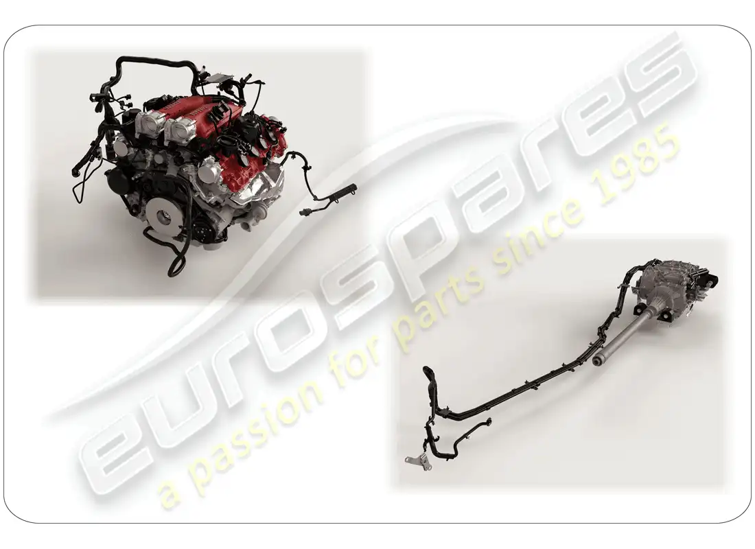 ferrari california t (rhd) unidades de montaje de repuesto diagrama de piezas