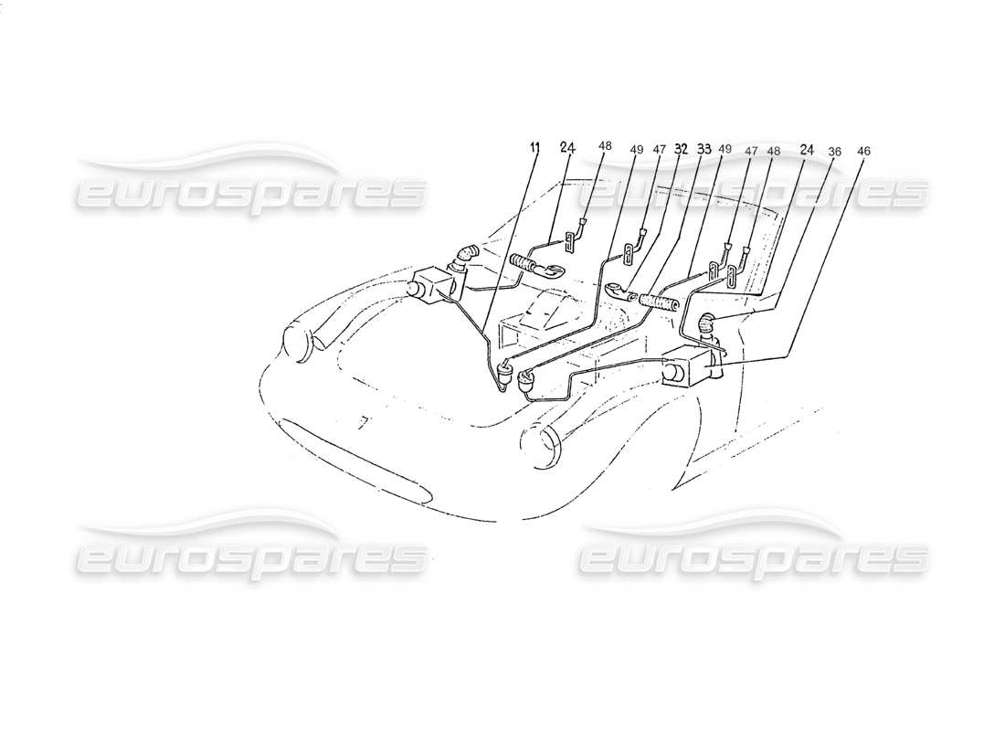 ferrari 275 (pininfarina coachwork) grupo de calentadores de ventilación diagrama de piezas