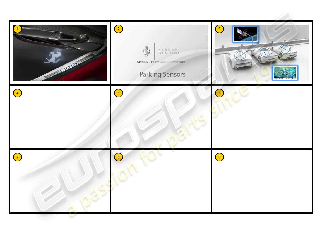 ferrari f430 spider (accessories) equipo: diagrama de piezas de conveniencia