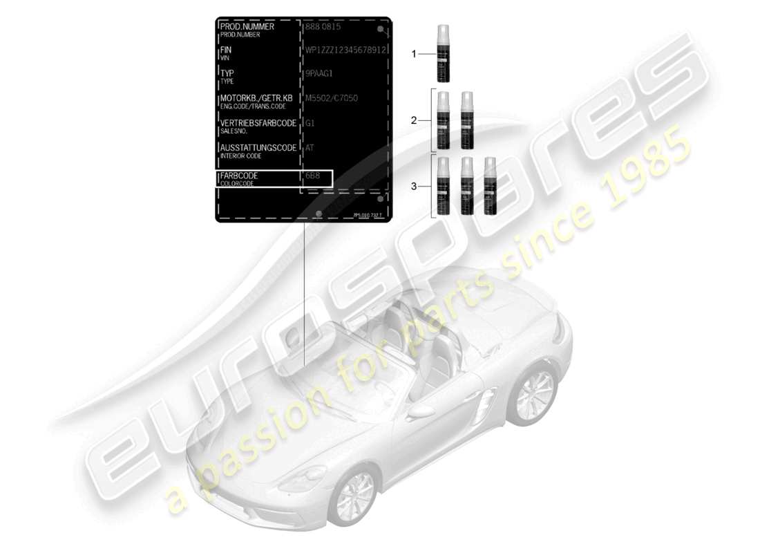 diagrama de pieza que contiene el número de pieza 91109593323m5f