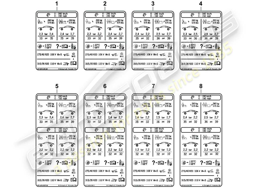 diagrama de pieza que contiene el número de pieza 971000287dp