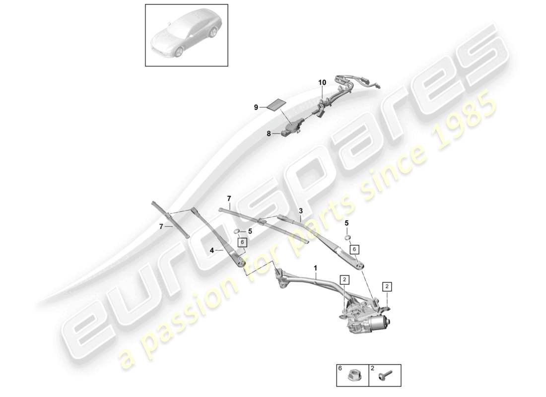 diagrama de pieza que contiene el número de pieza 971955023d