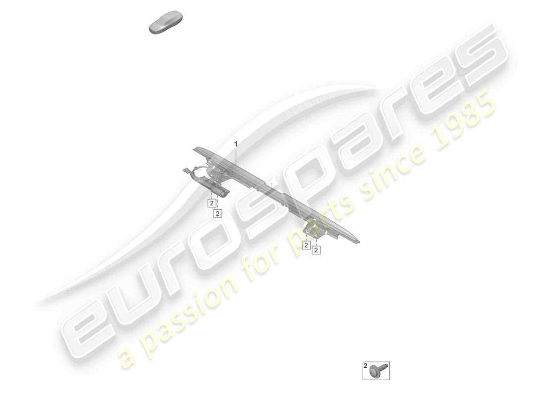porsche 2019 (992-1) deflector de viento diagrama de piezas