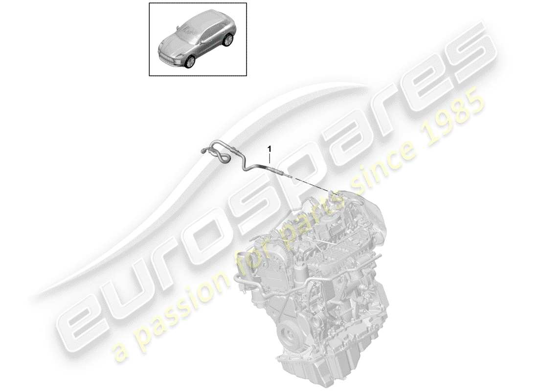 porsche 2019 (macan) fuel system diagrama de piezas