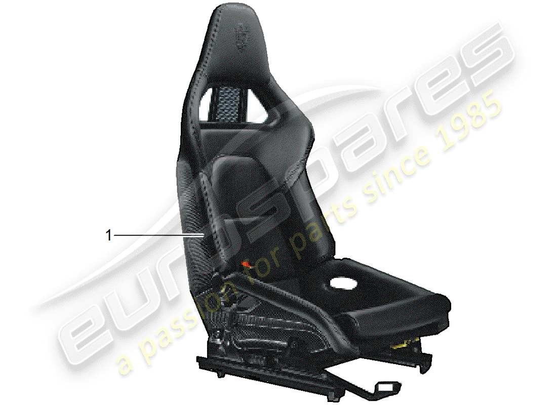 porsche 2018 (tequipment 98x/99x) diagrama de piezas de seat