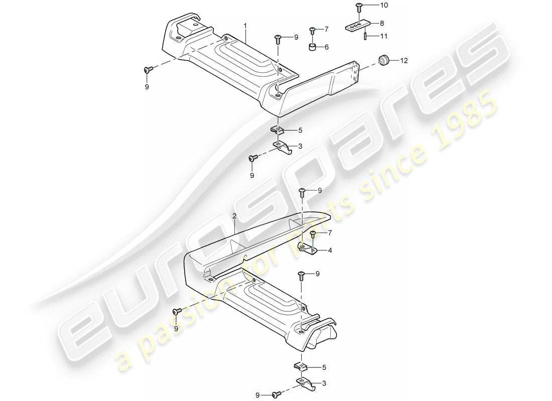 porsche 2004 (carrera gt) carrera gt - asiento - sujetadores - d - mj 2004>> diagrama de piezas