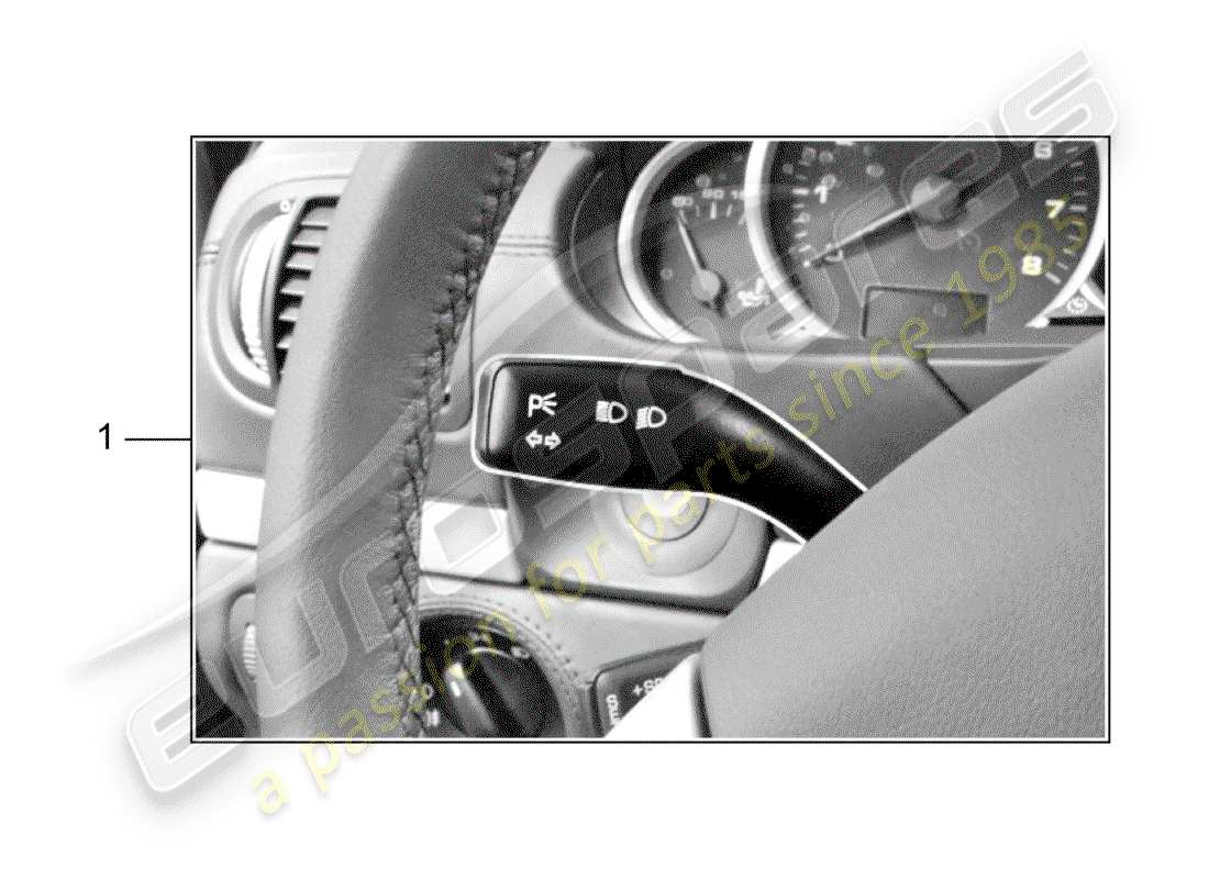 porsche 2015 (tequipment cayenne) selección de idioma diagrama de piezas