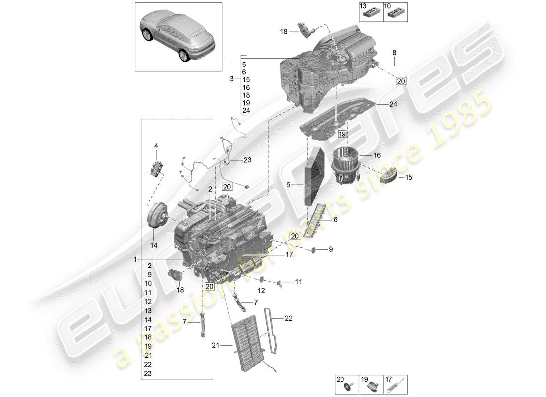 diagrama de pieza que contiene el número de pieza pab97156600