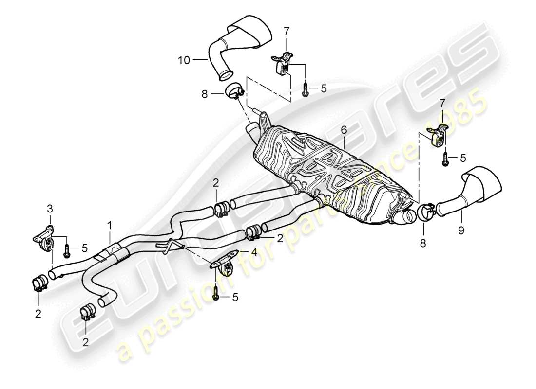 diagrama de pieza que contiene el número de pieza 95511125240