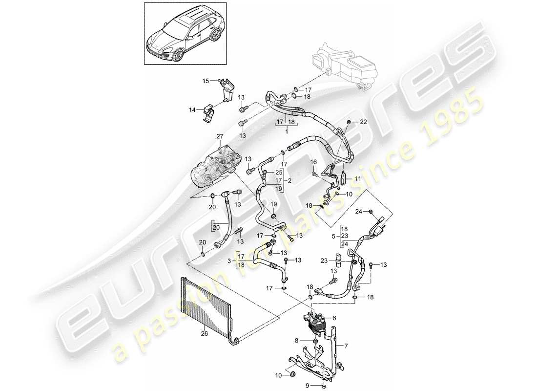 diagrama de pieza que contiene el número de pieza 99970755641