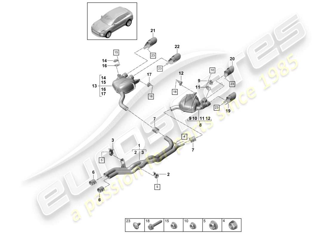diagrama de pieza que contiene el número de pieza 95b253682al