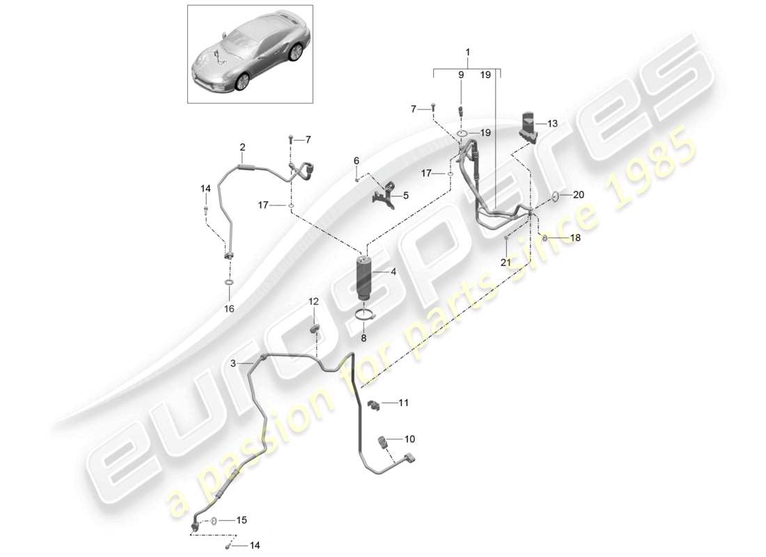 diagrama de pieza que contiene el número de pieza 99157309404