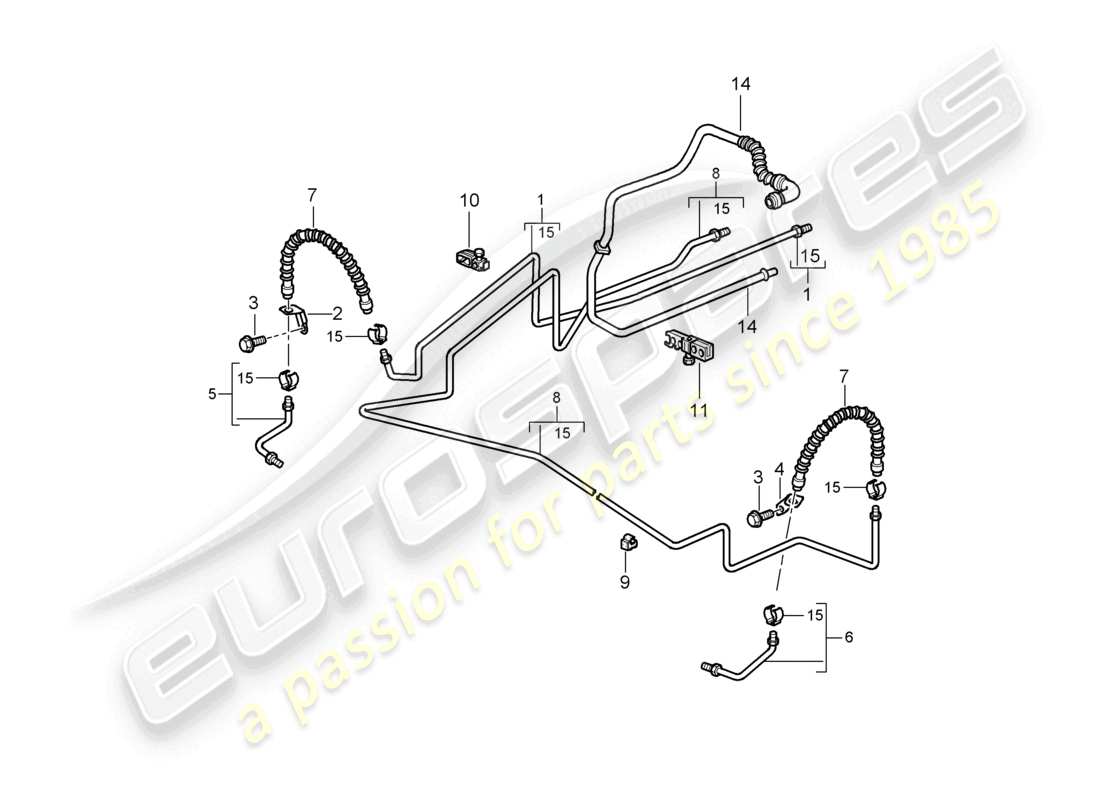 diagrama de pieza que contiene el número de pieza 98735513700