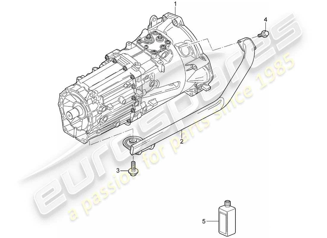 porsche 2004 (cayenne e1 9pa) caja de cambios diagrama de piezas