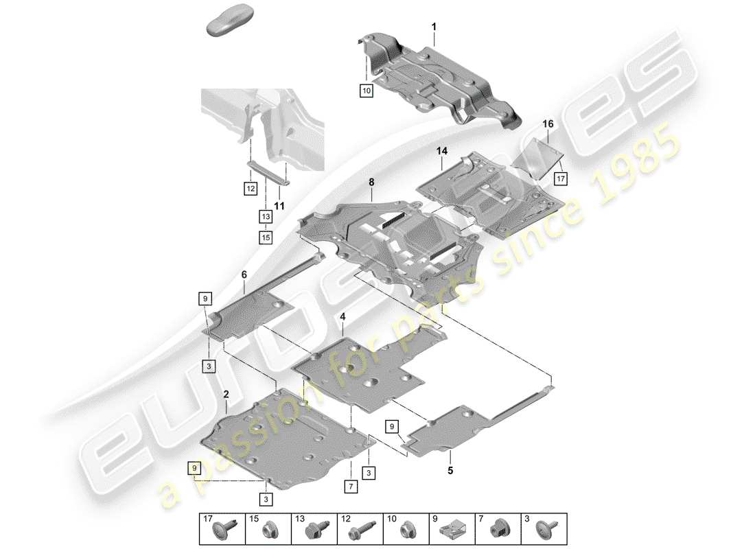 diagrama de pieza que contiene el número de pieza 982825495b