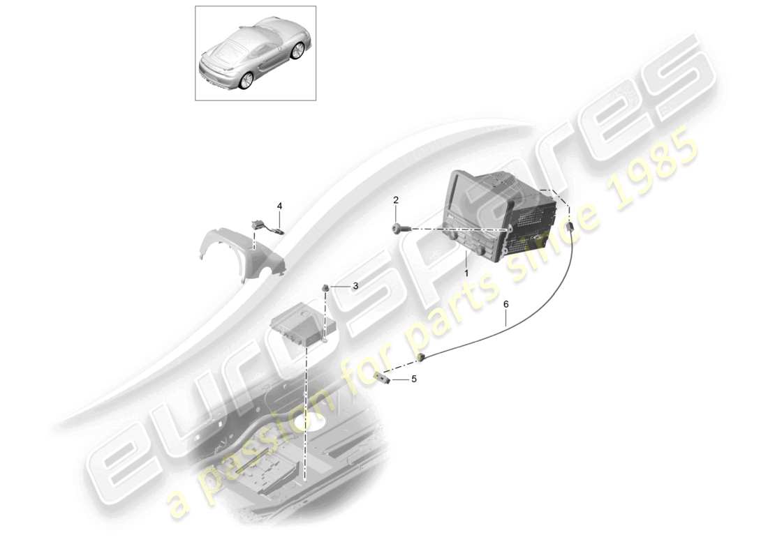 diagrama de pieza que contiene el número de pieza 991642952exdml