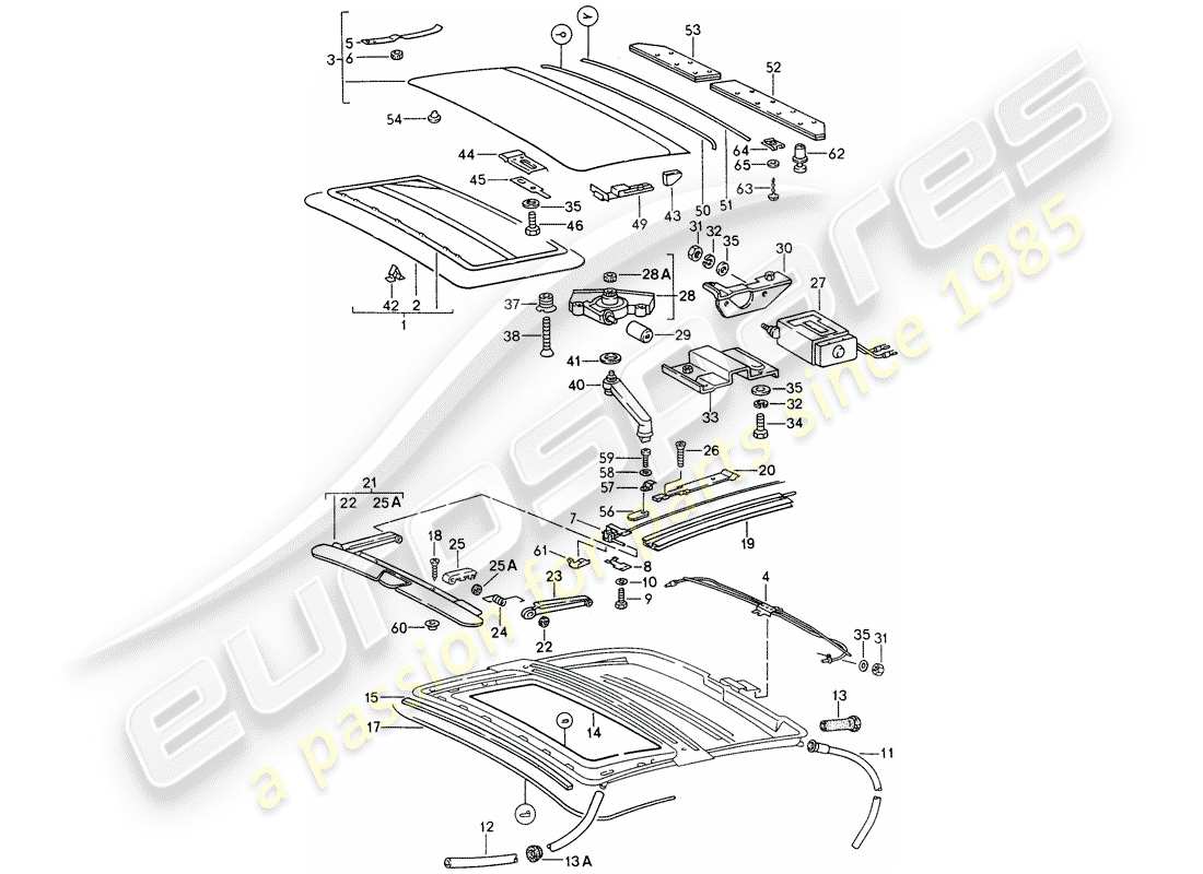 diagrama de pieza que contiene el número de pieza 96456400501