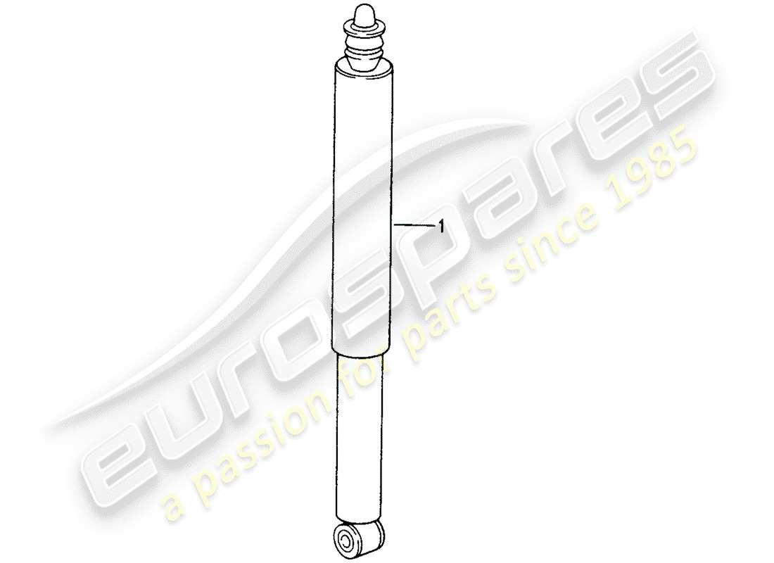 un diagrama de piezas del catálogo de piezas porsche 1997 (refurbished and exchange catalogue)