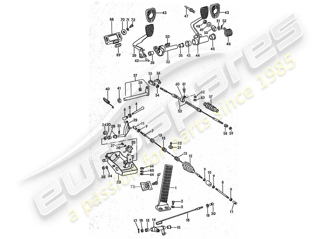 diagrama de pieza que contiene el número de pieza 93042301501