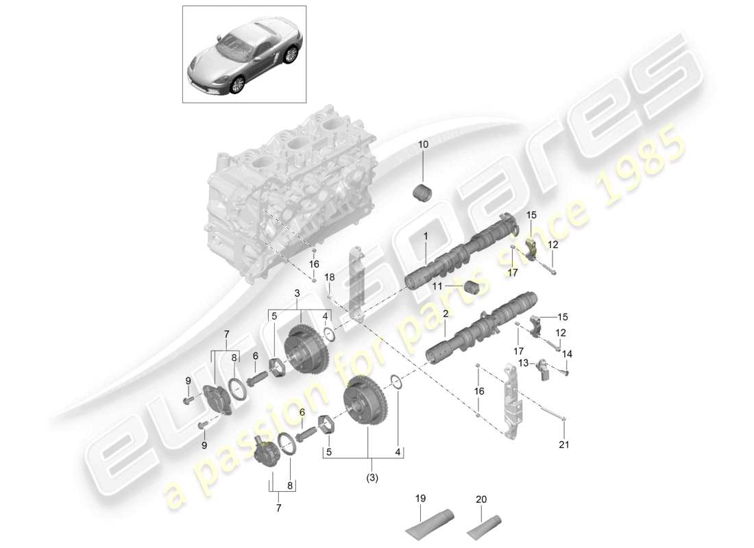 diagrama de pieza que contiene el número de pieza 0pb 109 083 b