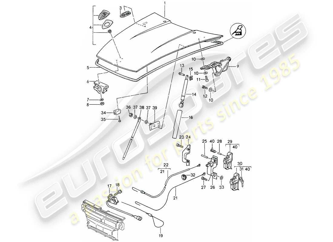 diagrama de pieza que contiene el número de pieza 96451105200