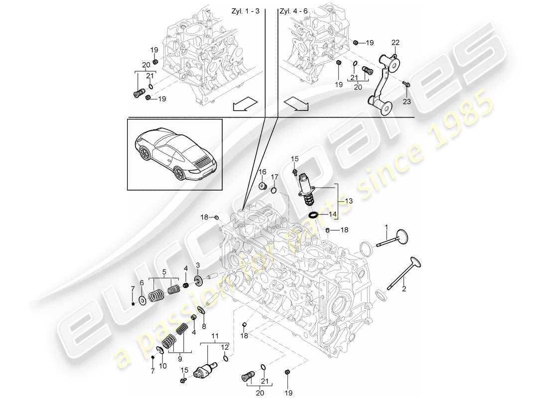 diagrama de pieza que contiene el número de pieza 9a110532002