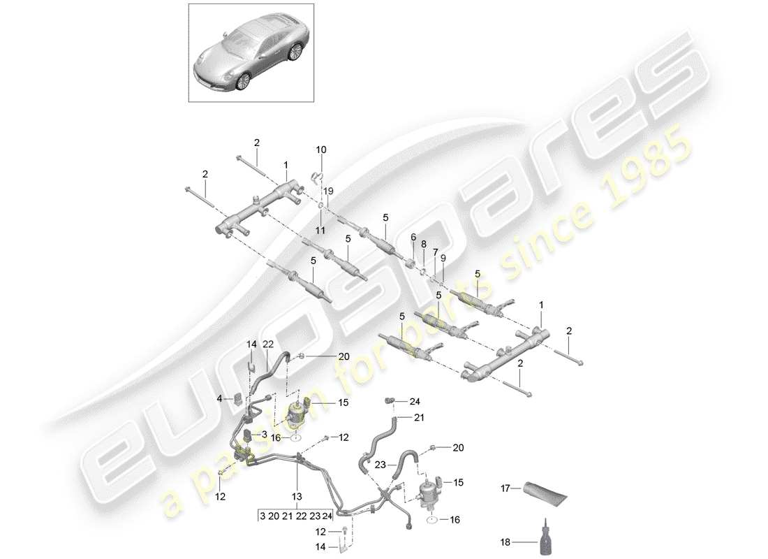 diagrama de pieza que contiene el número de pieza 06h906051g