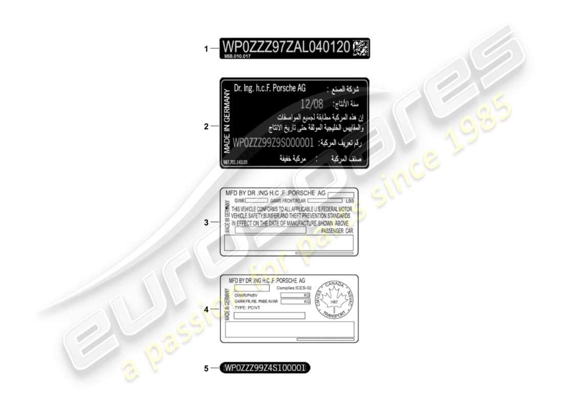 diagrama de pieza que contiene el número de pieza v04015002bh
