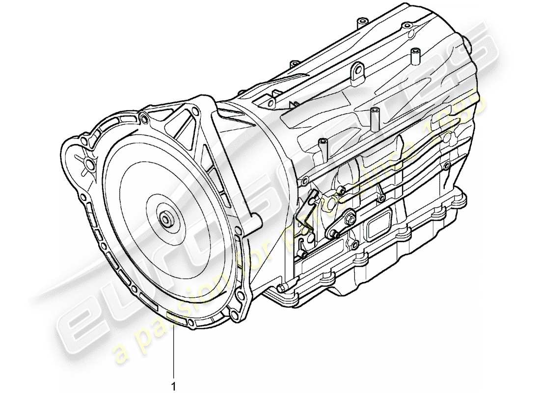 un diagrama de piezas del catálogo de piezas porsche 1994 (refurbished and exchange catalogue)