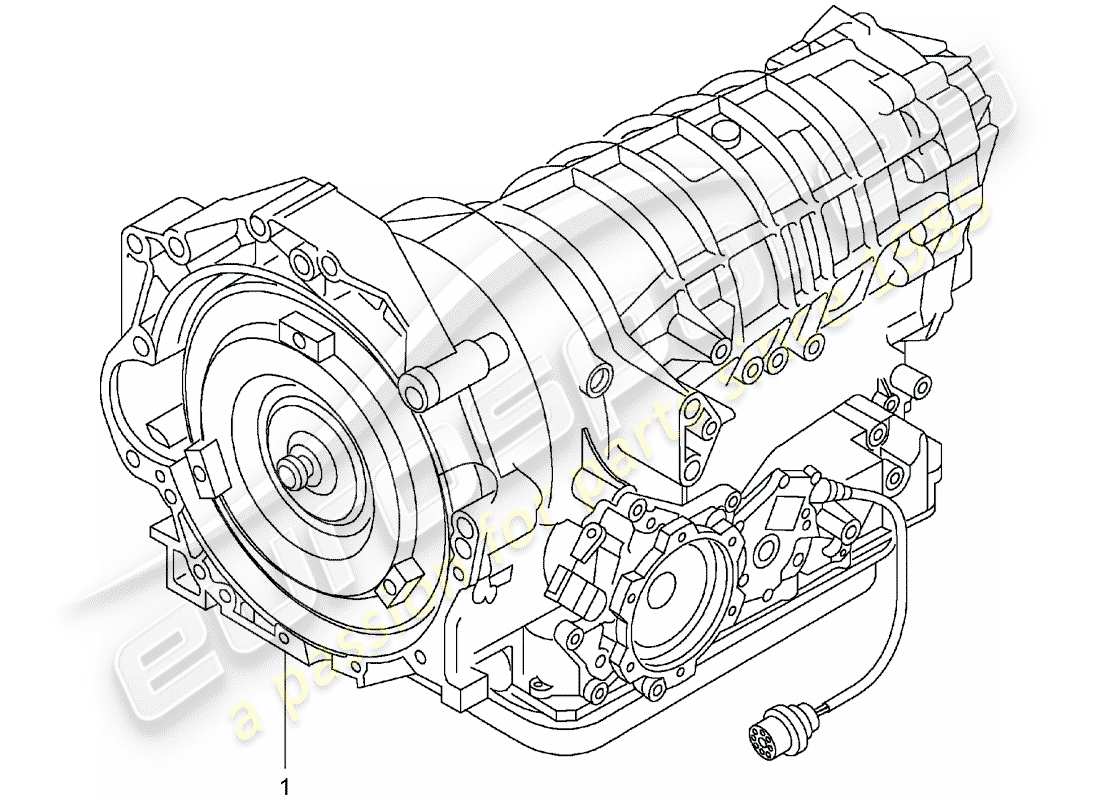 un diagrama de piezas del catálogo de piezas porsche 1981 (refurbished and exchange catalogue)
