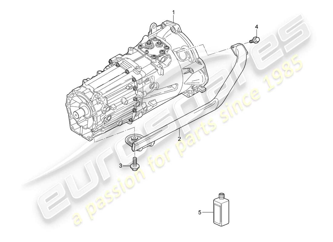 un diagrama de piezas del catálogo de piezas porsche 2003 (cayenne e1 9pa)
