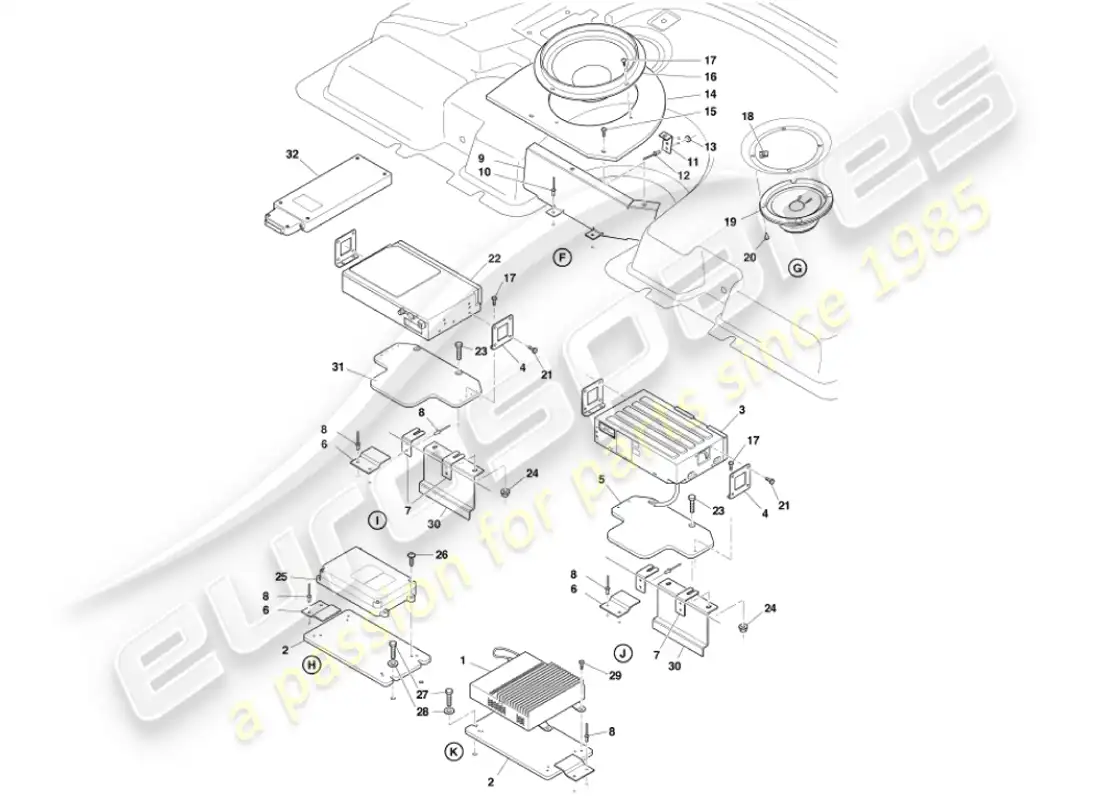 diagrama de pieza que contiene el número de pieza 1r12-370418-aa
