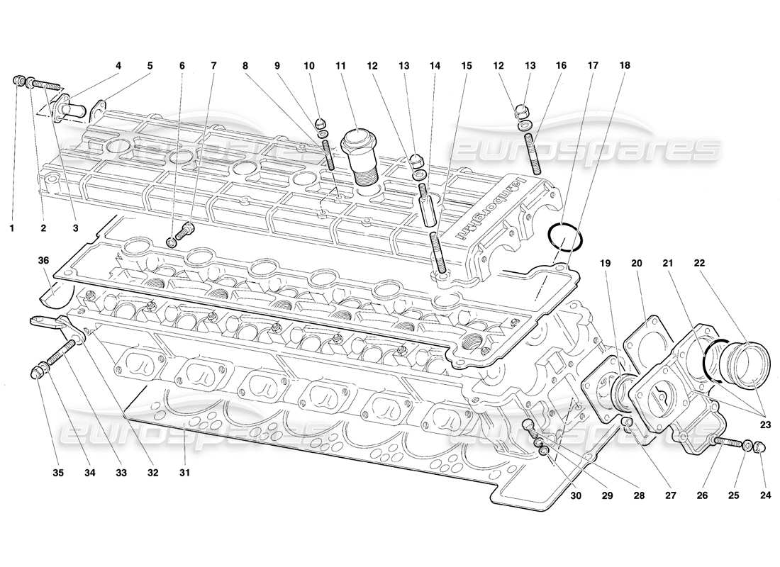 diagrama de pieza que contiene el número de pieza 001132876