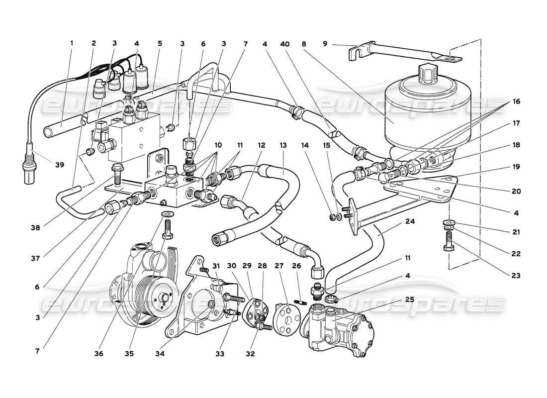 diagrama de pieza que contiene el número de pieza 0040006803