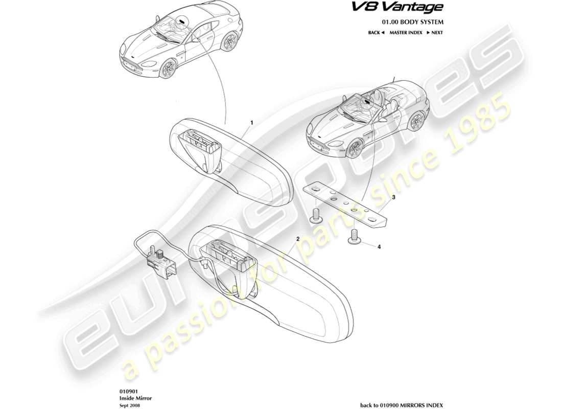 diagrama de pieza que contiene el número de pieza 7g43-17700-cb