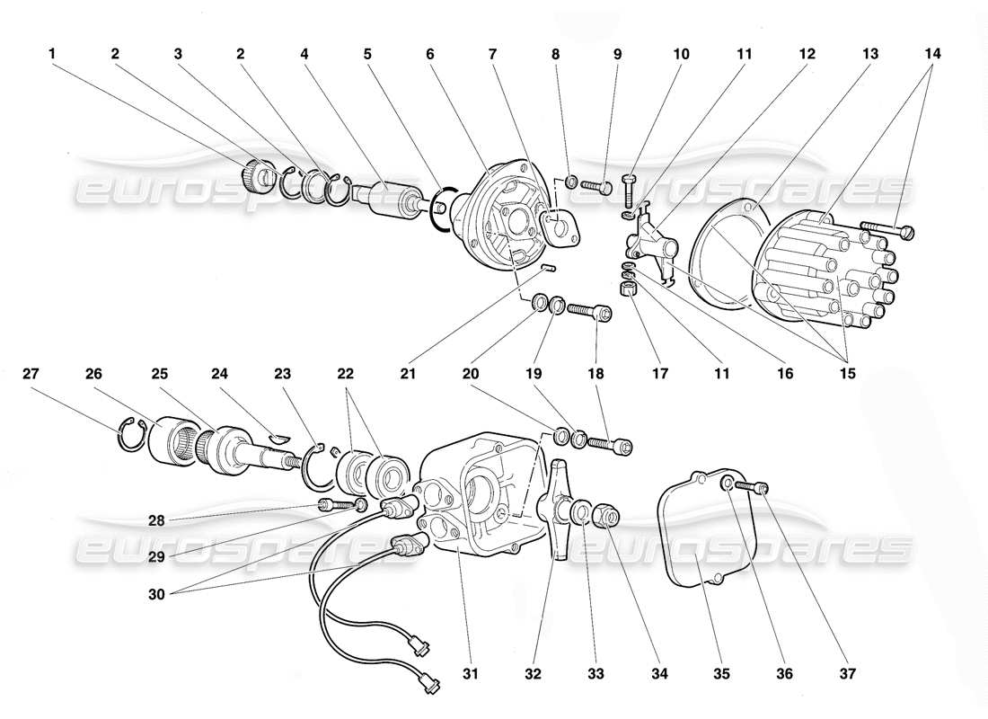 diagrama de pieza que contiene el número de pieza 001627728