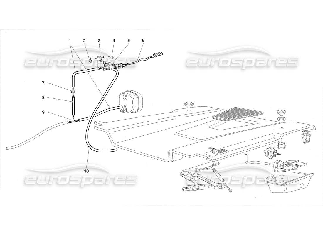 diagrama de pieza que contiene el número de pieza 004621574