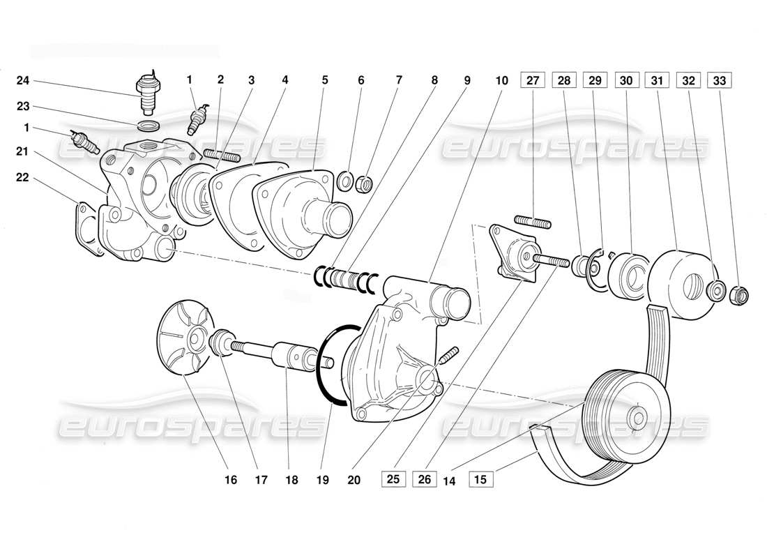 diagrama de pieza que contiene el número de pieza 001721922