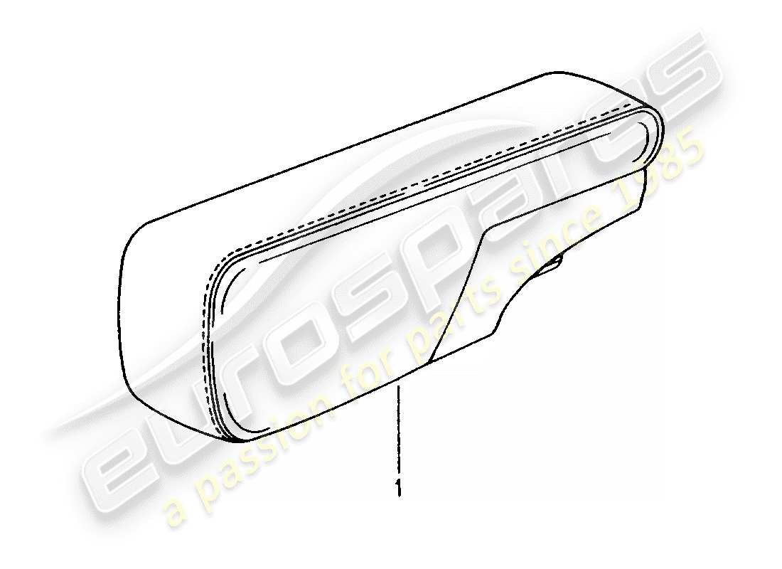 porsche 2011 (tequipment) diagrama de piezas del reposabrazos