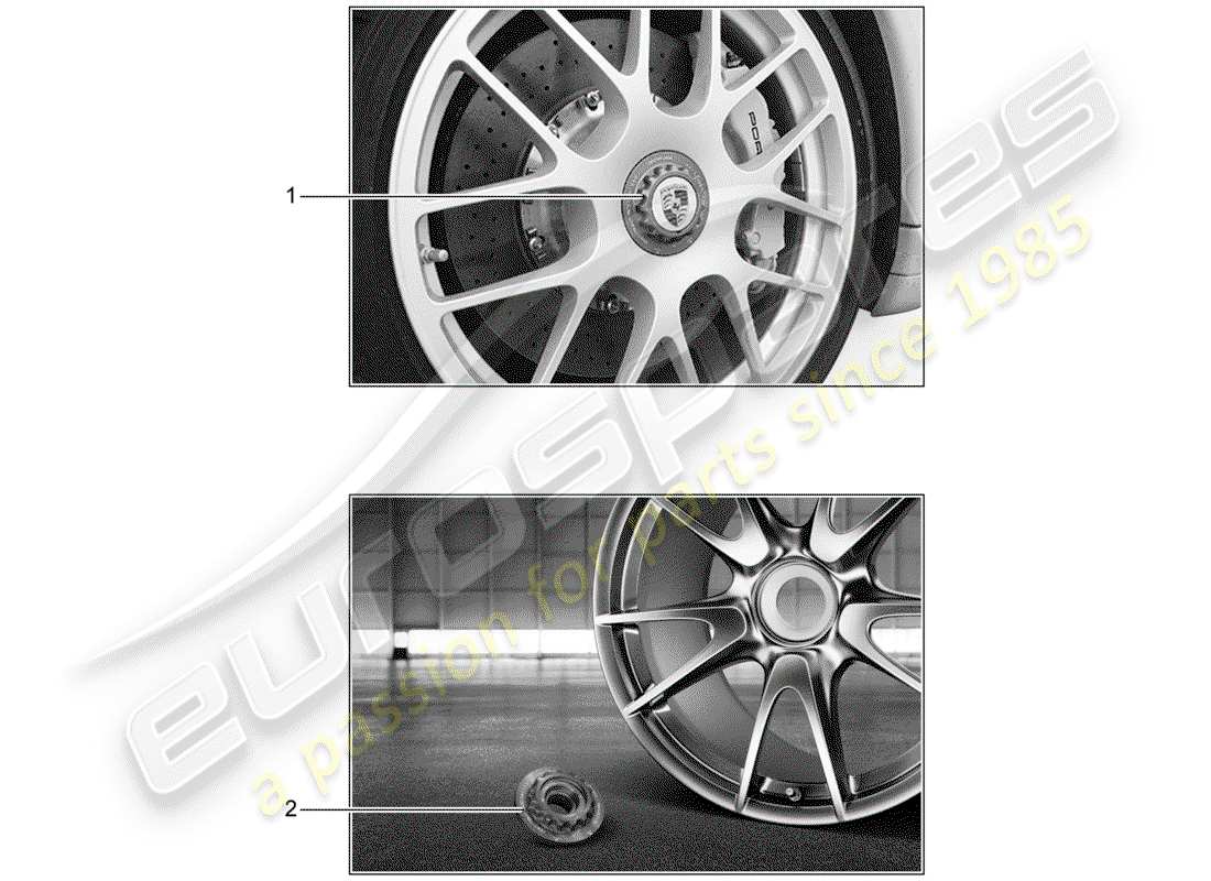 porsche 2012 (tequipment) diagrama de piezas de bloqueo central