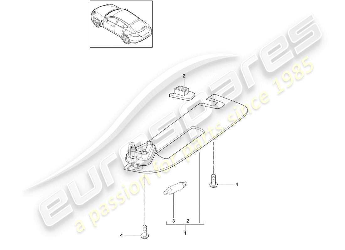 porsche 2012 (panamera 970) parasoles d - mj 2015>> diagrama de piezas
