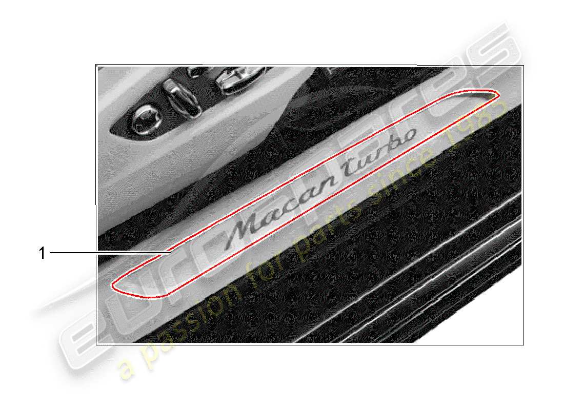porsche 2016 (tequipment macan) placa de protección - panel de albergue diagrama de piezas