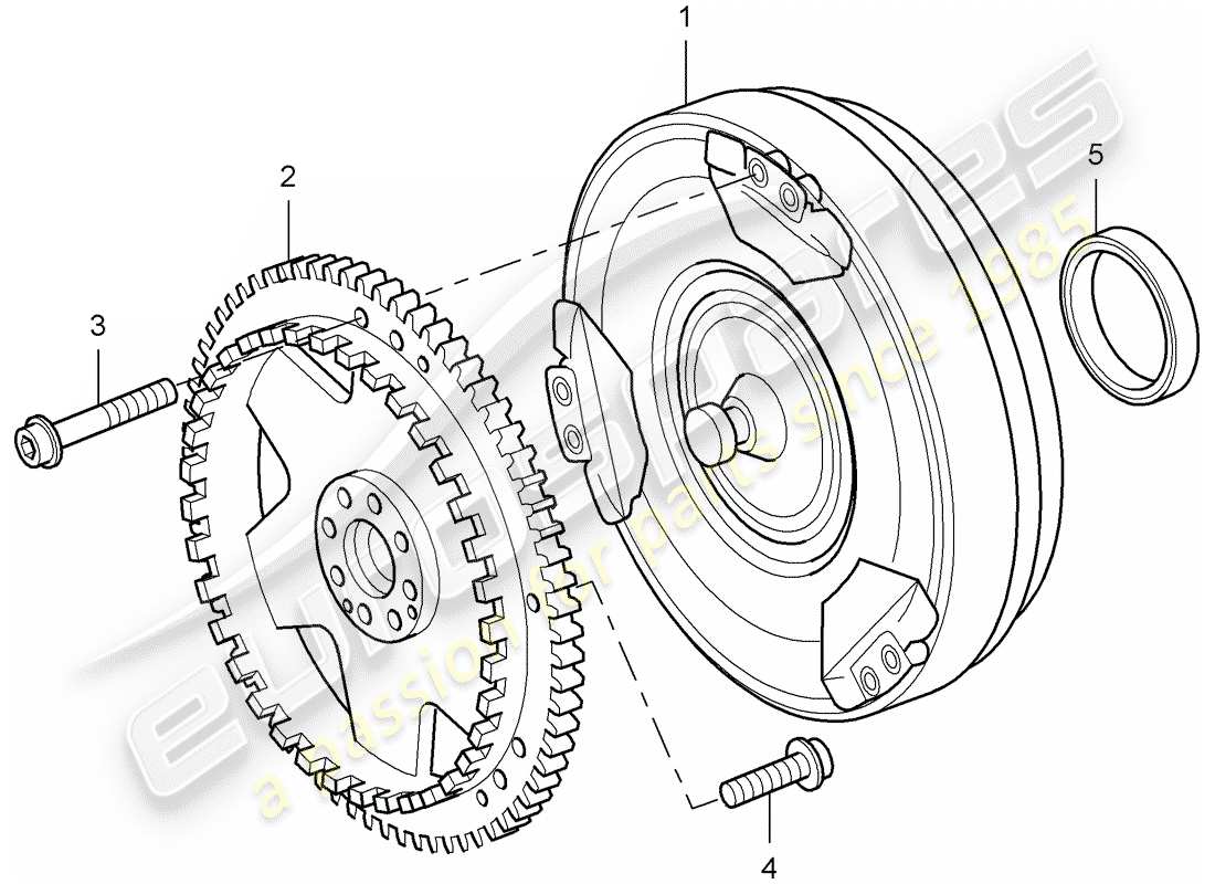 porsche 2007 (cayenne e1 9pa) tiptronic diagrama de piezas