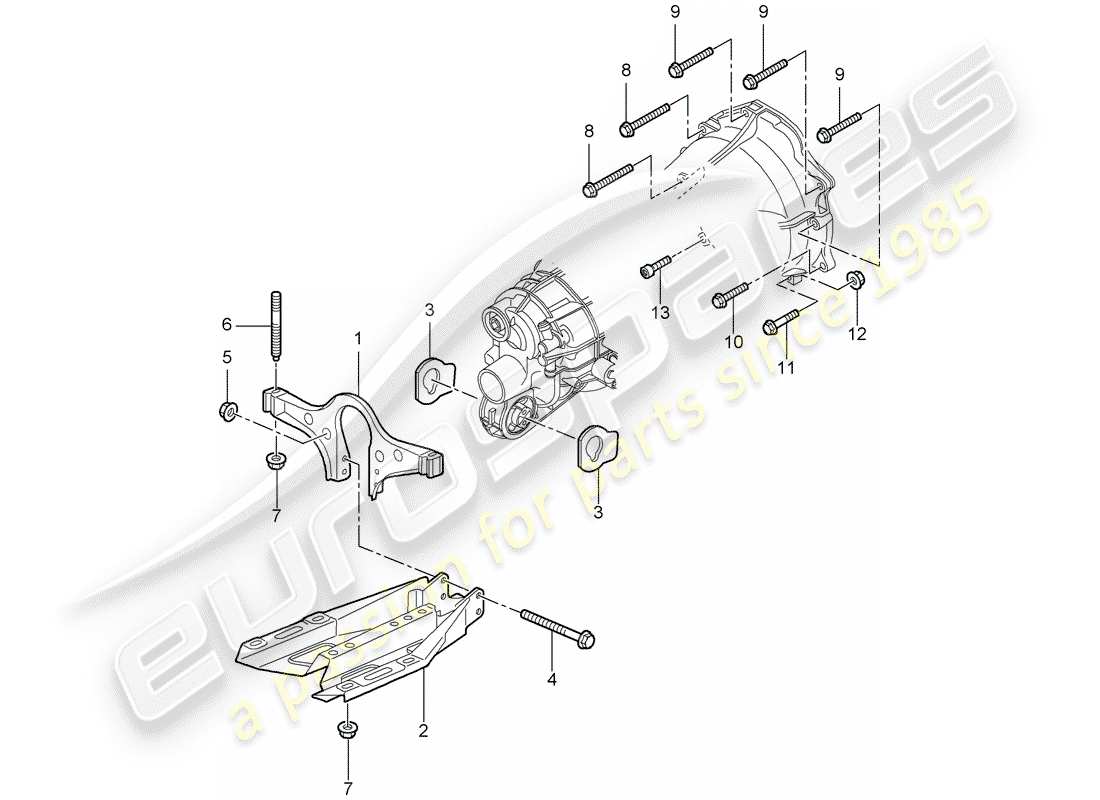 porsche 2005 (997-1) manual gearbox diagrama de piezas