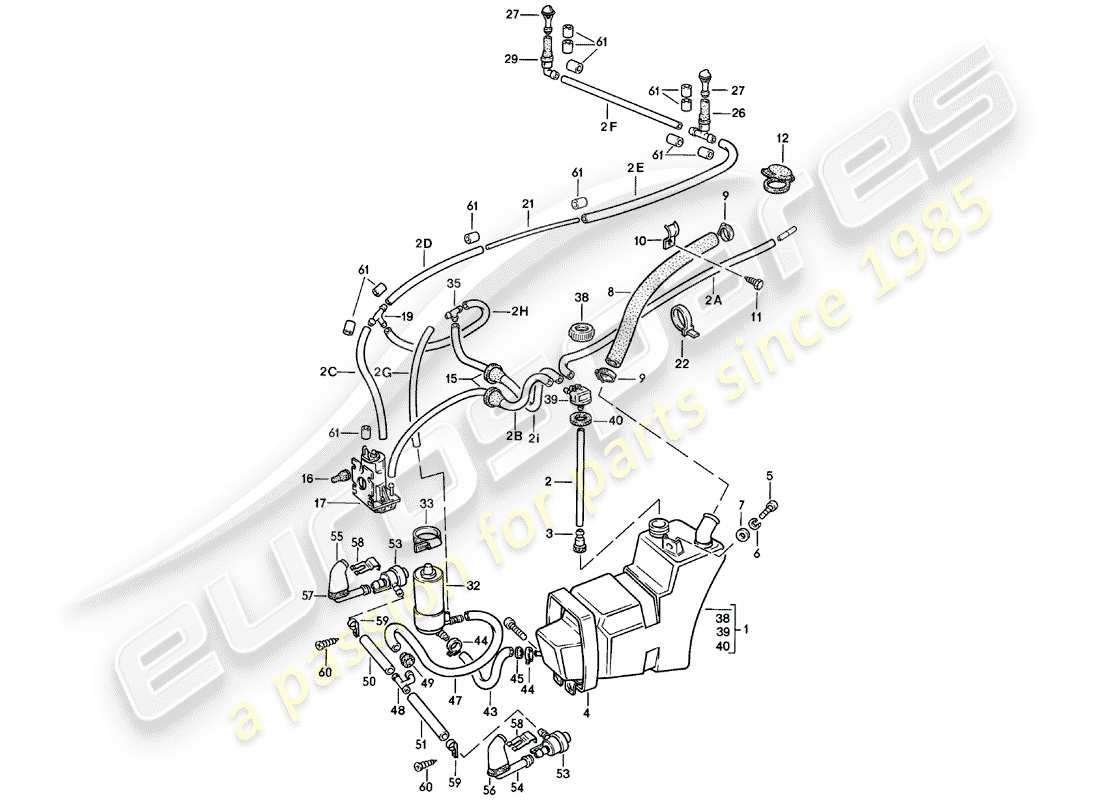 porsche 1979 (911) unidad arandela - sistema arandela - d >> - mj 1979 diagrama de piezas