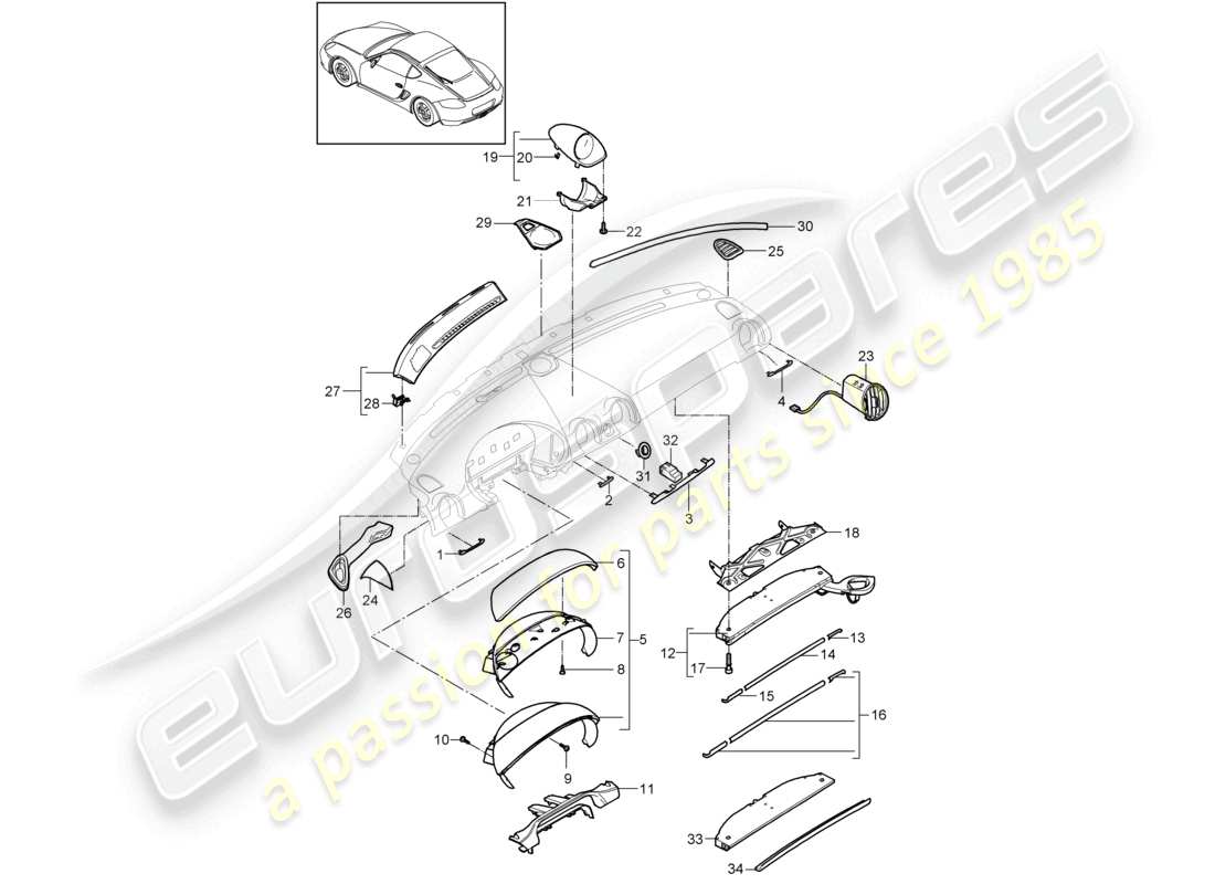 diagrama de pieza que contiene el número de pieza 98755247301b9a