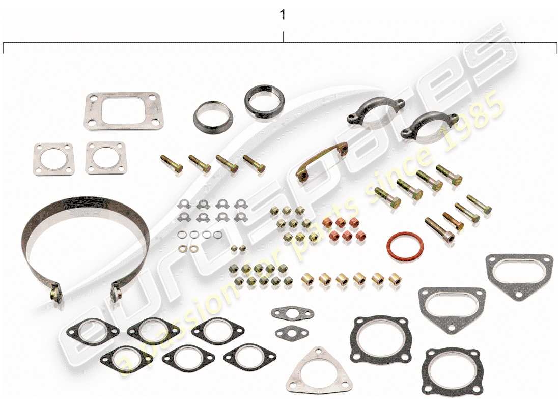 porsche 1987 (911) kit de montaje - kit de reparación - juego de mantenimiento diagrama de piezas