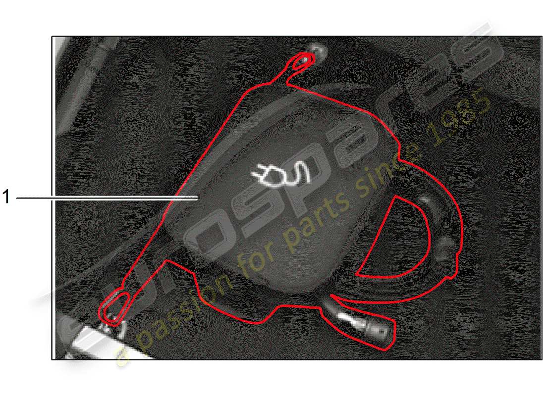 porsche 2016 (tequipment cayenne) diagrama de piezas de la línea de conexión