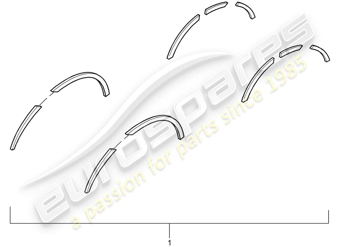 porsche 2016 (tequipment cayenne) diagrama de piezas del guardabarros