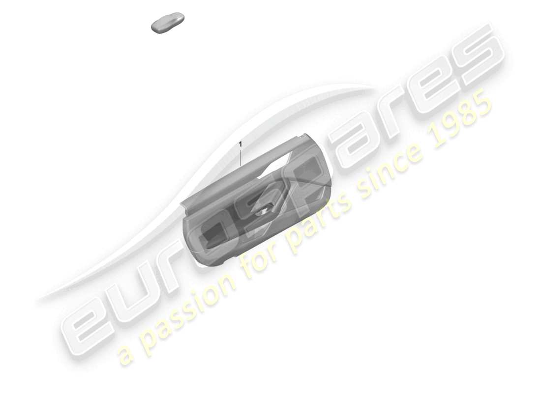 porsche 2019 (992-1) panel de puerta para vehículos con equipamiento de cuero/dinamica diagrama de piezas